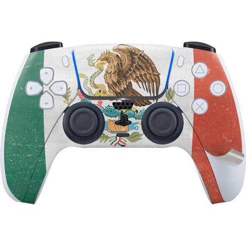 Mexico Flag Distressed PS5 Pro Disk Bundle  Skin